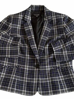 Women's plaid blazer/Black Label by Evan-Picone